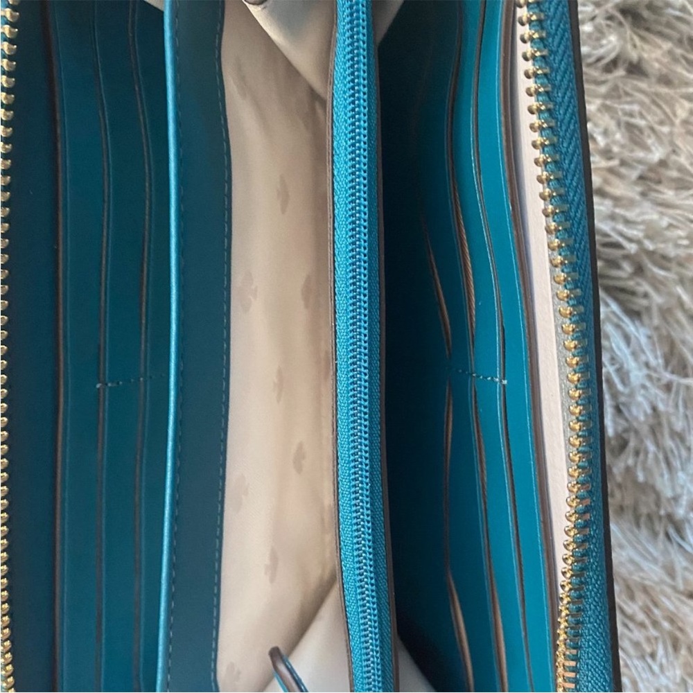 Kate Spade Turquoise Leather Wallet - Picture 2 of 2